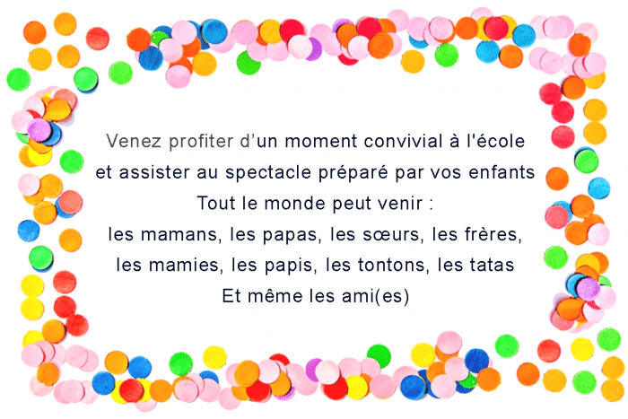 Kermesse de l'école