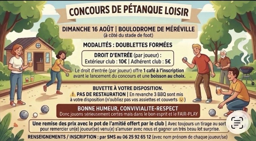Concours petanque