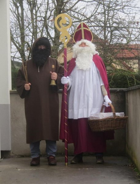 Saint Nicolas et le Père Fouettard