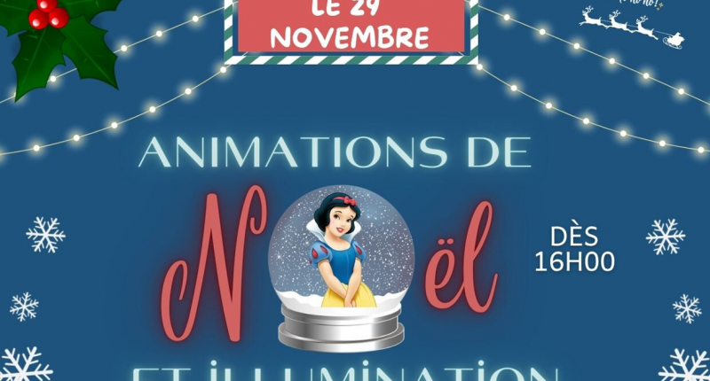 Marché de Noel illuminations