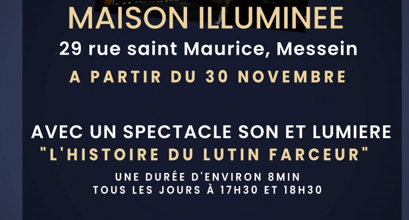 Maison illuminée flyer